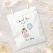 Dog Blue Verjaardagsfeestje Dank u Bedankzakje (Geknipt)