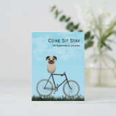 Dog Boarding, Walking, Sitting, Training Business Briefkaart (Staand voorkant)