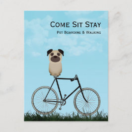 Dog Boarding, Walking, Sitting, Training Business Briefkaart