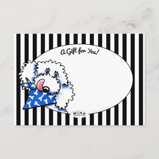 Dog Bone Appetit! Kaarten voor Pet Biz Gift Enclos (Voorkant)