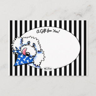 Dog Bone Appetit! Kaarten voor Pet Biz Gift Enclos