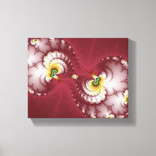 Dog Bone Chew - Fractal Canvas Afdruk (Voorkant)