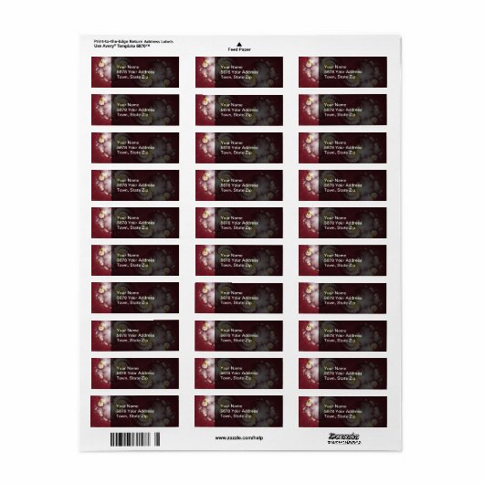 Dog Bone Chew - Fractal Etiket (Full Sheet)