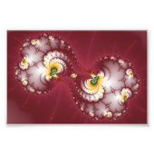 Dog Bone Chew - Fractal Foto Afdruk (Voorkant)