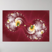 Dog Bone Chew - Fractal Poster (Voorkant)