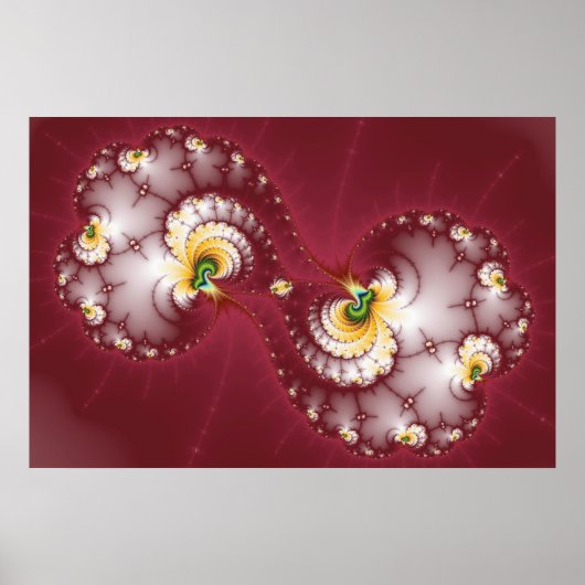 Dog Bone Chew - Fractal Poster (Voorkant)