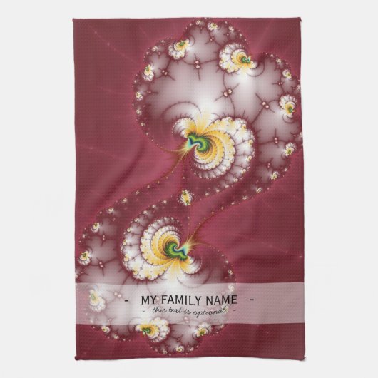 Dog Bone Chew - Fractal Theedoek (Verticaal)