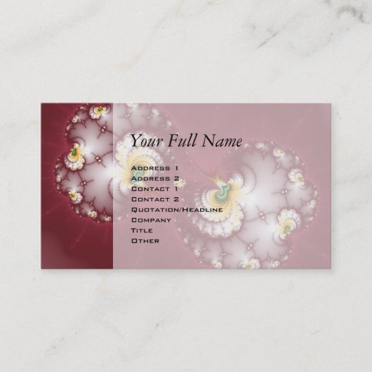 Dog Bone Chew - Fractal Visitekaartje (Voorkant)