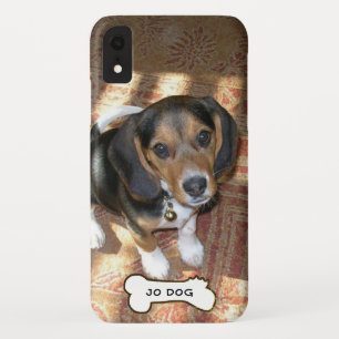 Dog Bone Custom Photo Name Modern Cute Case-Mate iPhone Case