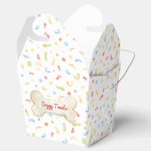 Dog Bone Doggy-behandelingen Bedankdoosjes (Geopend)