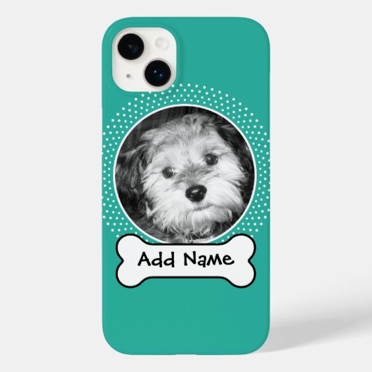 Dog Bone en Custom Pet Photo Case-Mate iPhone Case (Achterkant)