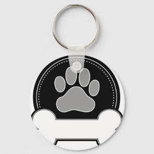 Dog Bone en Paw Sleutelhanger