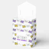 Dog Bone Graffiti Stijl baby shower Favor Box 1 Bedankdoosjes (Geopend)