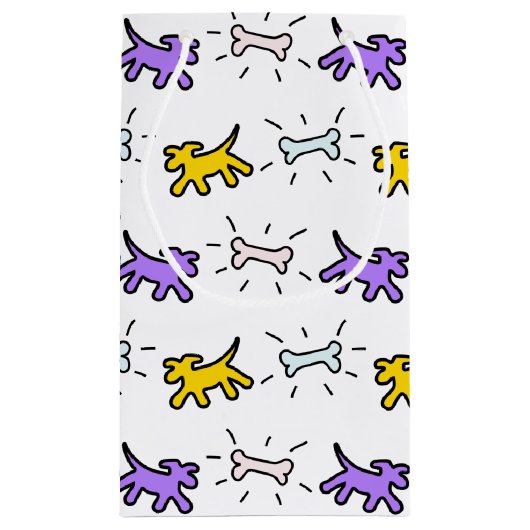 Dog Bone Graffiti-stijl Kies Kleur S Cadeautas 1 (Achterkant)