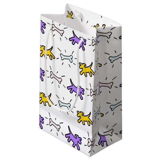 Dog Bone Graffiti-stijl Kies Kleur S Cadeautas 1 (Voorkant Gekanteld)