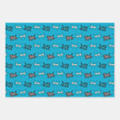 Dog Bone Graffiti Style 3 patronen WPS3 Inpakpapier Vel (Voorkant 3)