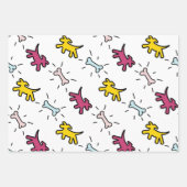 Dog Bone Graffiti Style 3 patronen WPS3 Inpakpapier Vel (Voorkant 2)