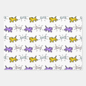 Dog Bone Graffiti Style 3 patronen WPS3 Inpakpapier Vel (Voorkant)