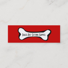 Dog Bone Graphic Visitekaartje