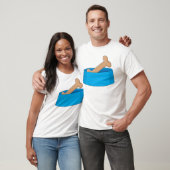 Dog Bone in Bowl T-shirt (Unisex)