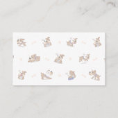 Dog Bone Logo | Honden en bonenpatroon Visitekaartje (Achterkant)