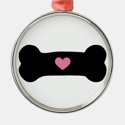 Dog Bone Metalen Ornament (Voorkant)