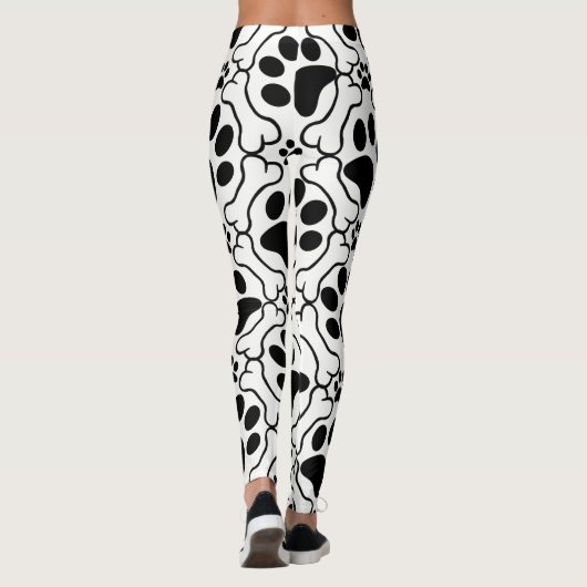 Dog Bone ~n~ Paws Leggings (Achterkant)