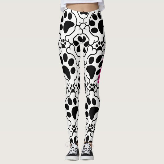 Dog Bone ~n~ Paws Leggings (Voorkant)
