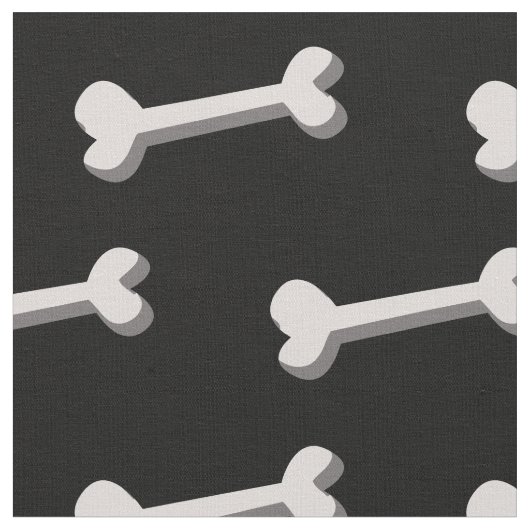 Dog Bone Pattern Stof (Close Up)