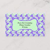 Dog Bone & Paw Visitekaartje (Voorkant)