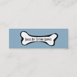 Dog Bone Pet Business Mini Visitekaartje