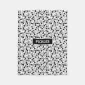 Dog Bone Pet Fleece Blanket (Voorkant)