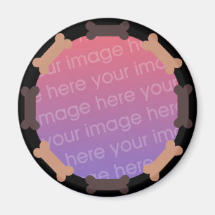 Dog Bone Photo Magnet