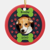 Dog Bone Photo Ornament (Voorkant)