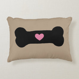 Dog Bone - Pillow Accent Kussen