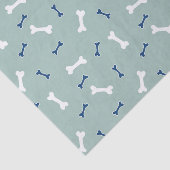 Dog Bone, Puppy Party, Blue en Green Tissuepapier (Detail)