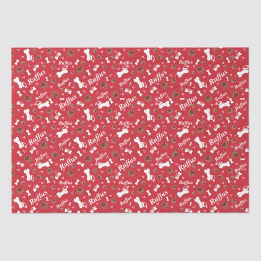 Dog Bone Tissue Paper Tissuepapier (Voorkant)