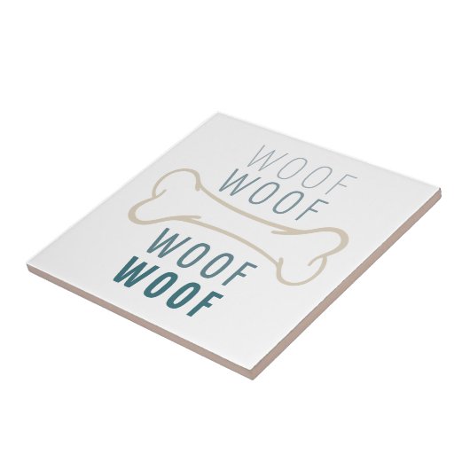 Dog Bone Wof Tegeltje (Zijkant)