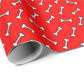 Dog Botten Funny Design voor Hondenliefhebbers Cadeaupapier (Rol Hoek)