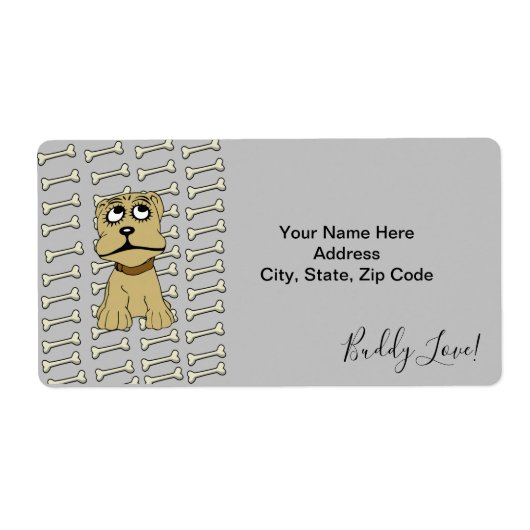 Dog Botten Labels (Voorkant)