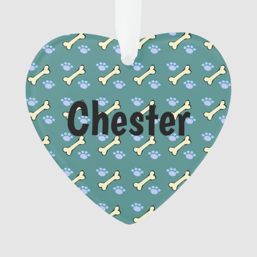 Dog Botten & Paw Paws Your Dog Ornament (voorkant)