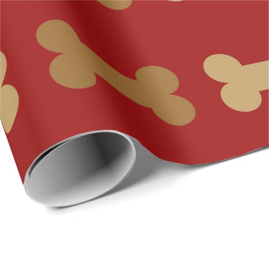 Dog Botten Pet Gift Cadeaupapier (Rol Hoek)