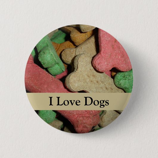 Dog Botten Ronde Button 5,7 Cm (Voorkant)