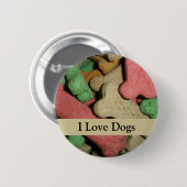 Dog Botten Ronde Button 5,7 Cm (Voorkant /achterkant)