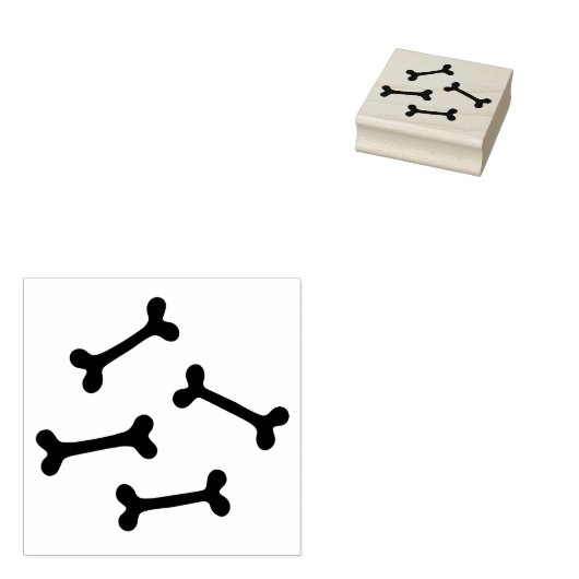 Dog botten rubberstempel (Gestempeld)