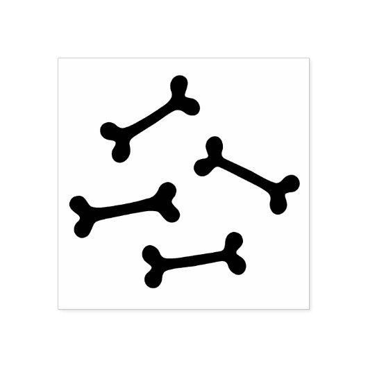 Dog botten rubberstempel (Afrduk)