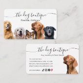 Dog Boutique Visitekaartje (Voorkant / Achterkant)