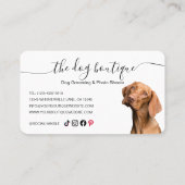 Dog Boutique Visitekaartje (Achterkant)