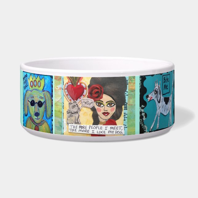 DOG BOWL - DE MEER MENSEN DIE IK BIJEENKOMEND HEB VOERBAKJE (Links)