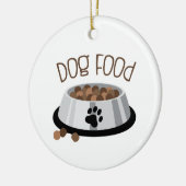 Dog Bowl Keramisch Ornament (Links)